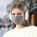 Visiblurry Kawaii Cloud Shape Face Cover | Plush Rabbit Fur Ear Warmer & Slim Winter Protection - Buy Online on SooperMarket.com