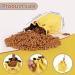 Newofview Dog Treats & Food Storage Bag - Durable Canvas Training Feed Bag with Clip Buckle - Yellow - Buy Online on SooperMarket.com