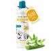 FIRSTPAW PET Shampoo puppy shampoo dog shampoo and cathampoo 500ml with aloe vera - suitable for sensitive skin 100% vegan shampoo for all dog breeds and fur types