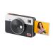 KODAK Mini Shot 2 Retro 4PASS 2-in-1 Instant Digital Camera and Photo Printer (2.1x3.4 inches) + 8 Sheets, White Printer + 8 Sheets White