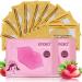 Eakroo 20 Pairs Lip Masks & Eye Mask Power Crystal Gel 24K Gold Collagen Lip Eye Mask Effectively Nourishes the Lip & Eye Skin Anti-Aging Eye Patches for Moisturizing Reducing Fine Lines Dark Circle Set C