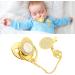 Marhynchus Gold Baby Pacifier & Clip - Soft Silicone Ergonomic for 6-18 Months (Letter J) - Buy Online on SooperMarket.com