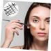 MUSISALY 12pcs Angled Eyebrow Brush Flat Concealer Brush Concealer Brush Blender Brush 15.5x1.2x0.6cm Black - Buy Online on SooperMarket.com
