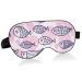 Haskirky Light Blocking Eye Mask Breathable and Adjustable Adult Men and Women Travel on Business Trips Yoga Meditation Light Smooth Comfortable Eye Mask Office Deep Sleep Goodies Pink Cartoon Fish