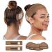 Wig Grip Bands - Yuest Velvet Headband for No-Slip Wig Security (Brown, 2 pcs) + 4 Wig Caps - Buy Online on SooperMarket.com