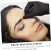 Gogogmee Measurement Tool String Ink Line Box Ink Line Ruler Eyebrow Ruler Eyebrow Line Meters Mee Brow Mapping Bottled Vial 6.5x2.6cm Brown - Buy Online on SooperMarket.com