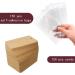 150 Earring Cards with Self-Seal Bags and Kraft Paper Tags - Brown - Buy Online on SooperMarket.com