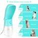 JOPHEK 300ml Portable Pet Drinking Bottle - Leak-Proof 180 Foldable Water Bottle with Activated Carbon Filter for Dogs & Cats - Ideal for Walking Traveling & Camping - Blue - Buy Online on SooperMarket.com