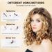 DAN Technology 3/4 Inch Tourmaline Ceramic Hair Curling Iron - Fast Heating LCD Screen Auto Off | Ideal for DIY & Salon Use (Gold Black - Buy Online on SooperMarket.com