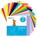 Amazon Basics Origami Paper, Double Sided Color, Assorted Colors 200