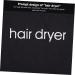 MUSISALY 2pcs Hair Dryer Storage Bag Home Hair Dryer Bag Hair Blower Bag Hair Dryer for Curly Hair Fabric 33.00X30.00X0.50CM As Shown - Buy Online on SooperMarket.com