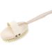 REMOS Natural Bristles Bath & Back Brush with Removable Beechwood Handle - Eco-Friendly Body Care - Buy Online on SooperMarket.com