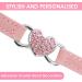 Shop Cobee Bling Heart Cat Neck Band with Bell - Adjustable Rhinestone Collar for Small Cats & Dogs - Pink - Buy Online on SooperMarket.com
