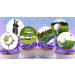 24 x Pre-Cut Golf 1 Edible Stand up Wafer Paper Cupcake Toppers Cake Decorations Happy Birthday Party Sport