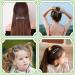 4PCS Silver Rhinestone Snap Hair Clips for Women - Shining Metal Hair Clips - Buy Online on SooperMarket.com