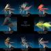 FISHINGSIR Fly Fishing Flies Kit - Handmade 64PCS Lures in Waterproof Fly Box - Dry/Wet Flies Streamer Nymph Emerger Set - Must-Have Series - Buy Online on SooperMarket.com