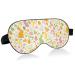 Haskirky Light Blocking Eye Mask Breathable and Adjustable Adult Men and Women Travel on Business Trips Yoga Meditation Light Smooth Comfortable Eye Mask Office Deep Sleep Goodies Rabbit Butterfly