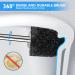 IXO Toilet Brush and Holder 2 Pack - 304 Stainless Steel, Extended Comfortable Handle, Durable Bowl Brush for Bathroom - Silver - Buy Online on SooperMarket.com