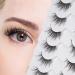 Wansiven Half False Eyelashes Natural 3D Eye Half Eyelashes Multi-layers Wispy Fluffy Curly False Lashes 10 Pairs J33 - Buy Online on SooperMarket.com