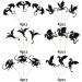 24 Pieces Kite Tortendeco Glitter Fantasy Birthday Cake Topper - Flying Dragon Theme Accessories for Baby Shower & Children's Birthday Parties - Buy Online on SooperMarket.com