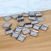 FRCOLOR 180 Pcs Square Magnets & Empty Eyeshadow Pans - Metal Tin Pan Set for Makeup - Ideal for DIY Cosmetics - Buy Online on SooperMarket.com
