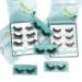Goo Goo 16mm Siberian 3D Mink Eyelashes 3 Pairs Set - Handmade Crossed Cluster Daily Style - Buy Online on SooperMarket.com