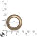 Dritz 44374 Plastic Curtain Grommets  1 in  Matte Gold  8 Count Round 1 in Matte Gold - Buy Online on SooperMarket.com