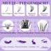B & Q Eyelash Extensions Set | 30D + 40D DIY Spike Lash Kit - Bond & Seal & Tweezers Included | Multi-Style Mix (10-16 Mix) | Perfect for Professional or DIY Use - Buy Online on SooperMarket.com