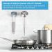 Vanzavanzu Razor Plane Holder for Shower Wall - 2 Pack Adhesive Hooks for Hairbrush & Towel - Waterproof Silicone Bathroom Organizer - Blue & White - Buy Online on SooperMarket.com
