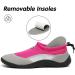 Mishansha Unisex Bathing Shoes - Lightweight Breathable Non-Slip Barefoot Footwear Magenta Pink Size 36-46 EU - Buy Online on SooperMarket.com