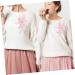 Operitacx 10 Pcs Flower Lace Embroidered Sequins Patches 3d Flower Accessories The Flowers Pink Polyester Yarn - Buy Online on SooperMarket.com