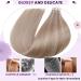 LAAVOO Tape In Hair Extensions - Real Hair Blond & Ash Blond Highlights 25cm 20PCs - Invisible & Smooth #P18/613 - Buy Online on SooperMarket.com
