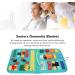 Fidget Blanket for Alzheimer Patients Anxiety Relief Autistic Dementia Sensory Pad - Buy Online on SooperMarket.com