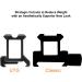 3-Slot Slim Picatinny Short Riser Mount - 1 High - Black | 3 Slots - Buy Online on SooperMarket.com