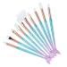 Soft 10PCS Makeup Brushes Set | Professional Blending & Cosmetics Tools for Eyes Blush & More - Buy Internationally - Buy Online on SooperMarket.com