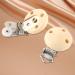 Shop Gugxiom Wood Pacifier Clips & Locks | Modern Baby Accessories for Girls - Premium Pacifier Holders - Buy Online on SooperMarket.com