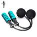 APLUGTEK Jump Rope, Weighted Ropeless Skipping Rope for Fitness, Tangle-Free Rapid Speed Cordless Jump Rope Workout for Men, Women, Children A-Blue