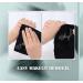 Zuperia 100% Cotton Makeup Remover Wash Cloth - Quick Dry Fingertip Face Towel (6 Pack, Black) - Buy Online on SooperMarket.com