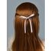 XFYUZR Women Bow Hair Clip Set - 10Pcs White Pink Ribbon Ponytail Holder for Girls - Buy Online on SooperMarket.com