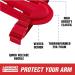 LEGEND Armguard XT Archery Arm Guard - Full Coverage Forearm Protection, Ventilated Design, Thermoshaped EVA Foam - Adjustable Straps, Quick-Release Buckles - Red, Size M - Buy Online on SooperMarket.com