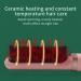 Hair Straightener Comb - Heated Anti-Scald Brush with 5 Heat Settings Fast 30s Heating & Auto Shut-Off | Ideal for Home Travel & Salon (Pink - Buy Online on SooperMarket.com