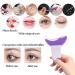 2 Pcs Red Eyeliner Stencils - Thin, Reusable Silicone for Precise Eyeliner Application and Mascara Guard - U-Red - Buy Online on SooperMarket.com