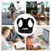 Fourket Humpback Correction Belt Posture Corrector Adjustable Back PU Material Suitable for Men and Women Size M Black - Buy Online on SooperMarket.com