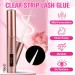 PHKERATA 7 Pairs D Curl Natural False Eyelashes with Lash Glue - Fluffy 18MM Wispy Cat Eye Strip Lashes - Buy Online on SooperMarket.com