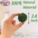 Kaveno Green Moss Decorative Balls - Set of 12 Natural Green Spheres 2.4 - Buy Online on SooperMarket.com