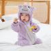 COOKY.D Baby Hooded Rompers | Winter Flannel Jumpsuit Pajamas | Infant 3-6 Months - Buy Online on SooperMarket.com