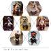 DELIFUR Medium Pirate Dog Costume - Pirates of the Caribbean Style for Dogs & Cats | International Shipping - Buy Online on SooperMarket.com