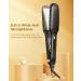 Wavytalk Wet to Straight Titanium Flat Iron - 1.7 Inch Professional Straightener with Dual Voltage & 50% More Protection - Black - Buy Online on SooperMarket.com
