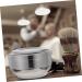 Beavorty 2-Pack Razor Cup Bowl - Men's Shaving Foam Container with Steel Lid | Durable Hairdresser Accessories | 11x5.5cm | Silver - Buy Online on SooperMarket.com