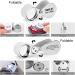 Wanapure Metal Jewelry Loop Magnifier with LED Light - 10x & 40x Pocket Illuminated Magnifying Glass for Gems, Rocks - Includes Drawstring Bag and Adjustable Lanyard - Buy Online on SooperMarket.com
